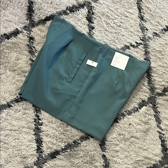 NWT a new day Teal High Waist Women's Shorts - Picture 8 of 8